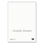 Script Name Beef Meal Option Place Card Kaart (Voorkant)