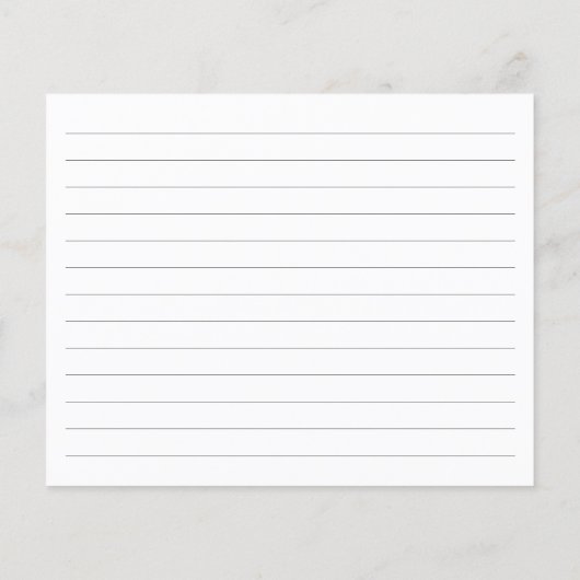 Script Name Gold Monogram Recipcard (Achterkant)