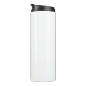 Script Name Tea Tumbler Custom Gift in Navy Blue Thermosbeker (Geroteerd rechts)