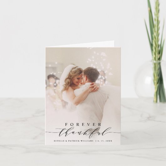 Script noir 2 Photo pour toujours Merci Mariage (Devant)