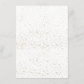 Script noir et blanc décontracté menu de la fête d (Dos)