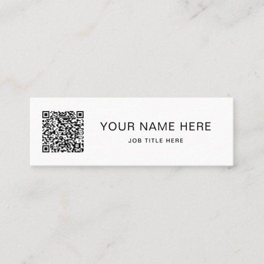 Script noir QR sur conception de carte d'appel min (Devant)