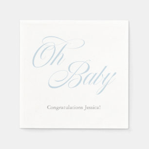 Script Oh Baby   BABY SHOWER   Het is een jongen Servetten