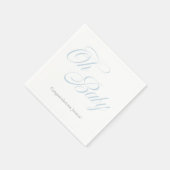 Script Oh Baby | BABY SHOWER | Het is een jongen Servetten (Hoek)