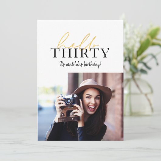 Script or moderne + invitation géométrique 30e ann (Debout devant)