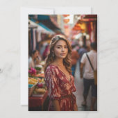 Script Overlay Foto Afstudeeraankondiging Kaart (Achterkant)