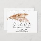 Script Pampas Mariage Grass Enregistrer La Carte D (Devant / Derrière)