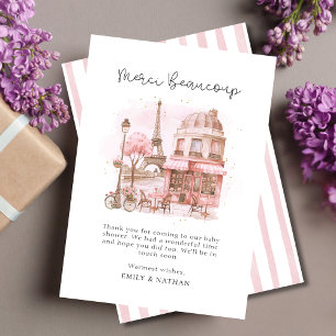 Script Paris Café Merci Baby shower