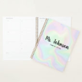 Script personnalisable Holographic Teacher Planner (Devant avec enveloppe)