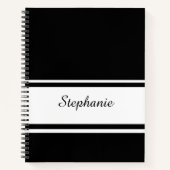 Script personnalisé de nom à deux tons Journal cad (Devant)