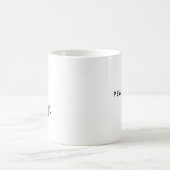 Script personnalisé M. et Mme Groom Mariage Mug (Centre)