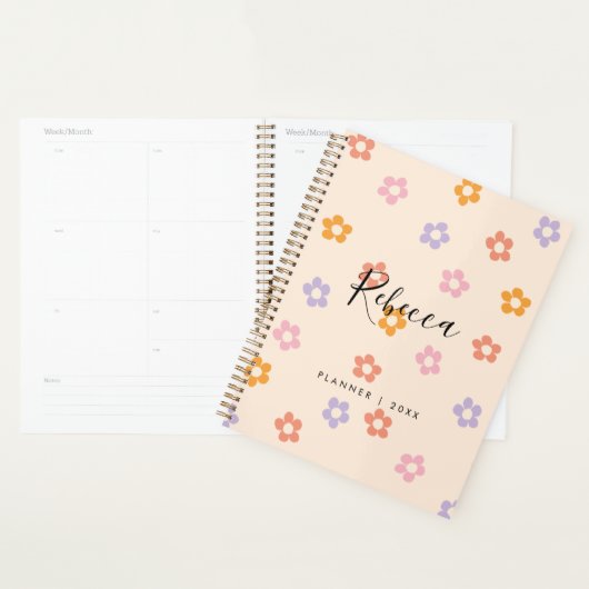 Script personnalisé moderne Monogramme Floral 2023 (Devant avec enveloppe)