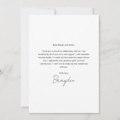 Script Photo Afstuderen Dank je kaart (Achterkant)