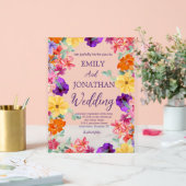 Script photo fleur sauvage du jardin peint (Mariage)