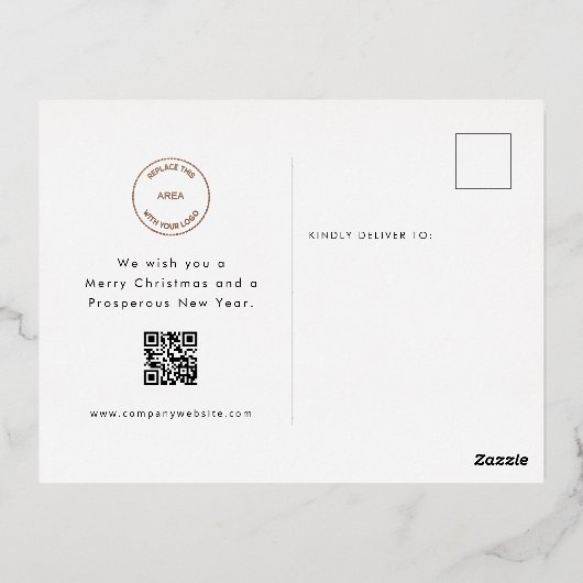 Script photo LOgo QR Code Joyeux Vacances Réelles (Verso)