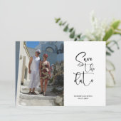 Script Photo Minimalist Save the date (Debout devant)