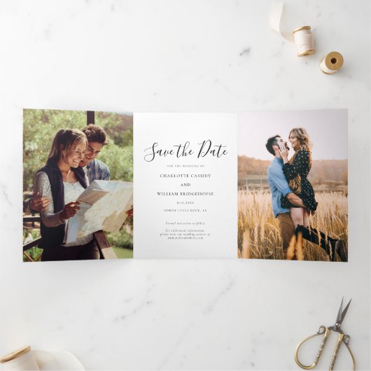 Script Photo Moderne Mariage Enregistrer La Carte  (Intérieur)