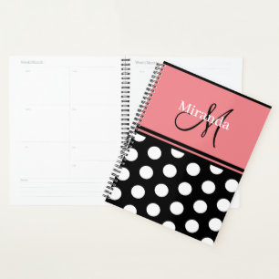 Script Pois noir rose