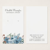 Script portant Dusty Blue Floral (Devant & derrière)