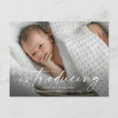 Script Présentation du Carte de remerciements phot (Devant)