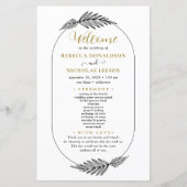 Script Programme de mariage minimal (Devant)