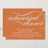 SCRIPT| REHEARSAL DÎNER INVITATION (Devant / Derrière)