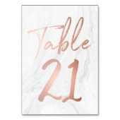 Script Rose et marbre | Carte numéro de tableau 21 (Par défaut)