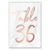 Script Rose et marbre | Carte numéro de tableau 36 (Par défaut)