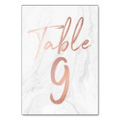 Script Rose et marbre | Carte numéro de tableau 9 (Par défaut)