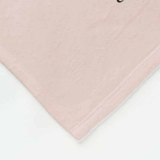 Script roze goud glitters Oma definitie Fleece Deken (Hoek)