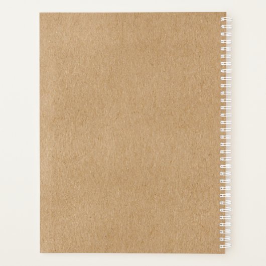 Script rustique minimaliste moderne (Dos)