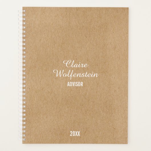 Script rustique minimaliste moderne (Devant)