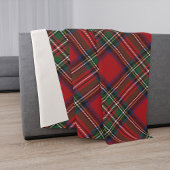 Script Rustique Plaid Personnalisé Stewart Tartan
