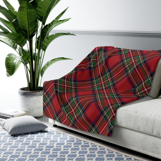 Script Rustique Plaid Personnalisé Stewart Tartan