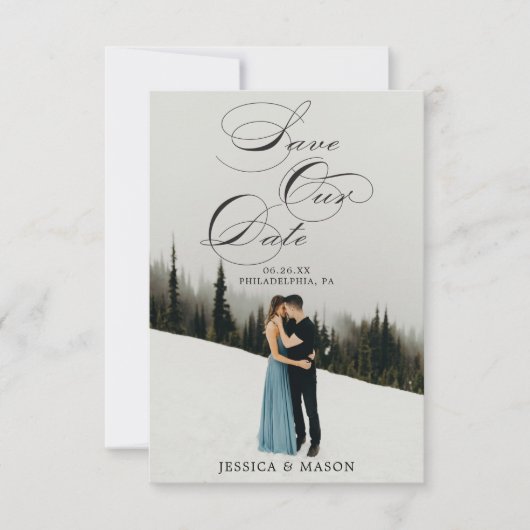 Script Save the Date Kaart - Save The Dates (Voorkant)