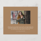 Script Script Koesteren Budget Foto Kerstkaart (Achterkant)