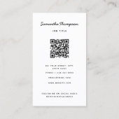 Script Signature Professional-fotografie Visitekaartje (Achterkant)