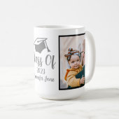 Script Silver 2023 Custom Afstuderen Photo Coffe Koffiemok (Voorkant rechts)