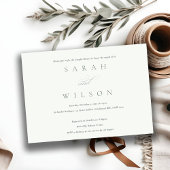Script simple Couples noir et blanc Invitation de