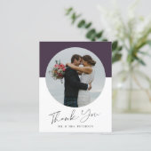 Script simple de carte de remerciement de mariage  (Debout devant)