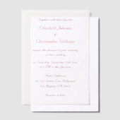 Script simple et élégant Faire-part de mariage mod (Compenser)