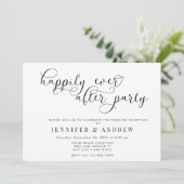 Script simple | Faire-part de mariage de réception (Debout devant)