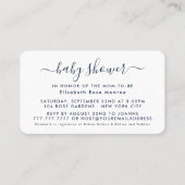 Script simple - Invitation de billet Baby shower (Devant)