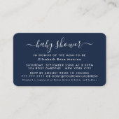 Script simple - Invitation de billet Baby shower (Devant)