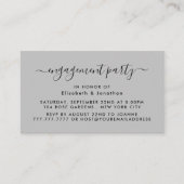 Script simple - Invitation de billets de la partie (Devant)