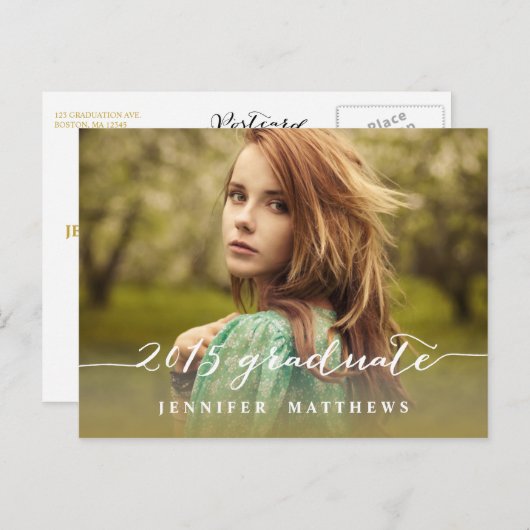 Script simple | Invitation de la fête de remise de (Devant / Derrière)