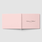 Script simple Joli Livre d'invité Mariage rose (Complet)