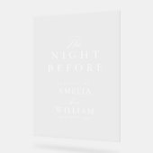 Script simple la veille de la répétition mariage (Angle)