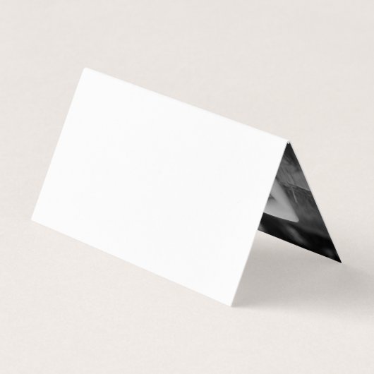 Script Simple Noir & Blanc Avec Carte Détail Photo (Dos)