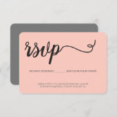 Script simple RSVP sans envoi Siège réservé (Devant / Derrière)